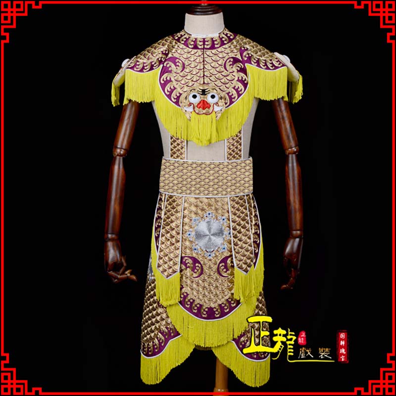 衢州武将士兵云肩鱼鳞侉子